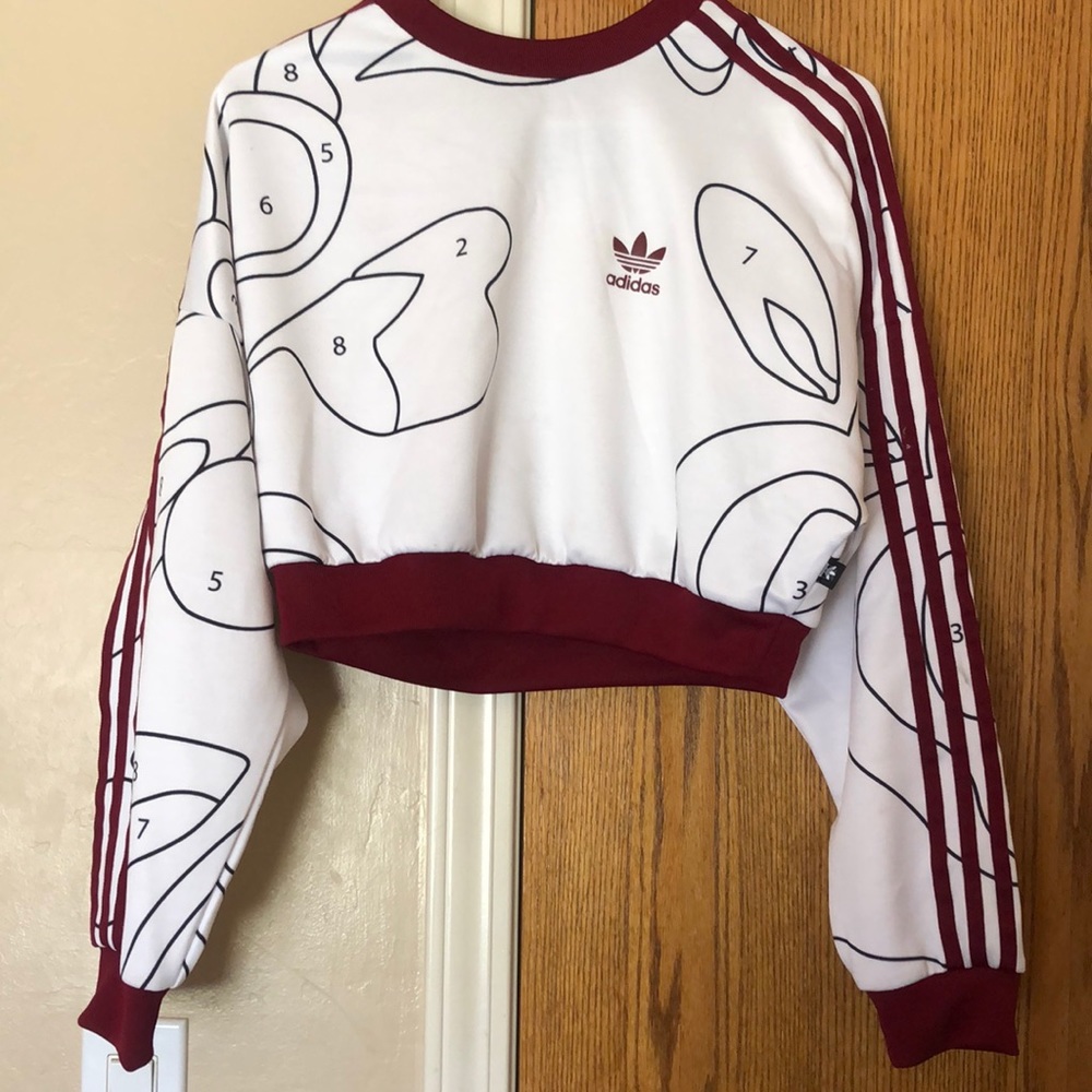 Adidas cropped hoodie